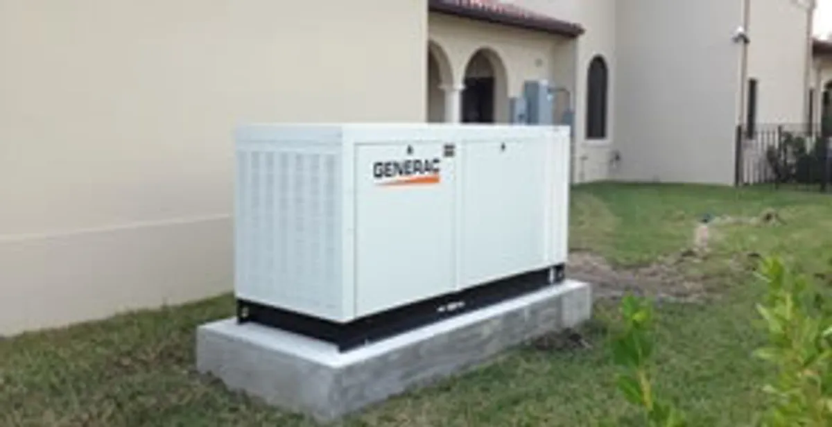 generator installation service showing standby generator professionally installed for residential power backup in Cherry Hill, NJ