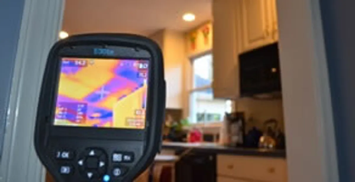 home energy audit service using thermal imaging to evaluate electrical efficiency inside a home in Cherry Hill, NJ