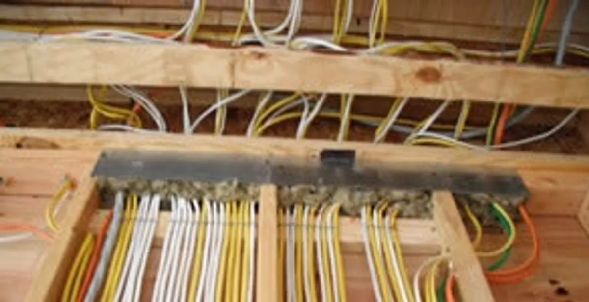 new construction wiring services with organized electrical rough-in performed by licensed electricians in Cherry Hill, NJ