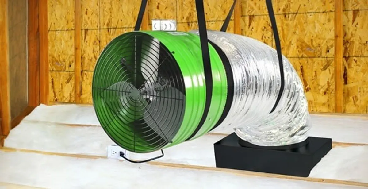 whole house fan installation services with professionally mounted ventilation fan system in Cherry Hill, NJ